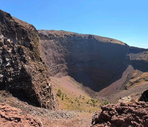 Vesuvius month by month